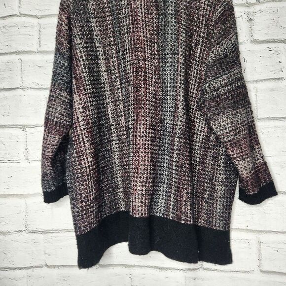 J Jill Pure Jill Cowl Neck Jacquard Knit Pullover Sweater M/L Petite Multi - Picture 3 of 12